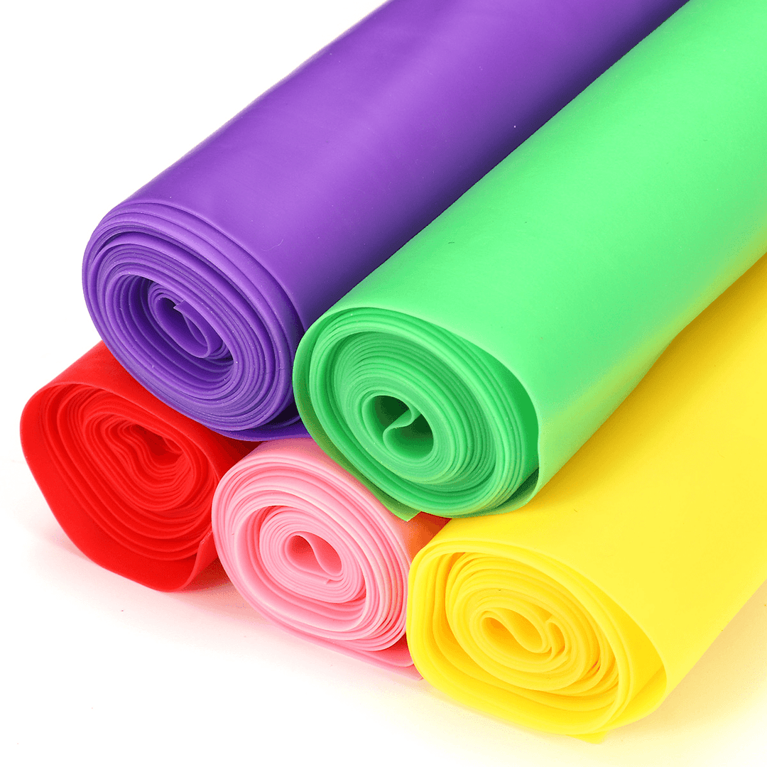 1.5M Elastic Yoga Pilates Stretch Resistance Bands Strap Exercise Home Workout GYM 0.35Mm Thickness - Trendha