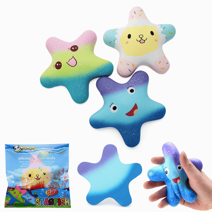 Vlampo Squishy Starfish 14Cm Sweet Licensed Slow Rising Original Packaging Collection Gift Decor Toy - Trendha