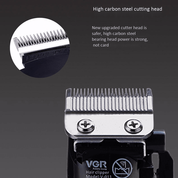 VGR Electric Clipper Charging Shaver Hair Trimmer Hair Cutting Machine Eu Plug V-011 - Trendha