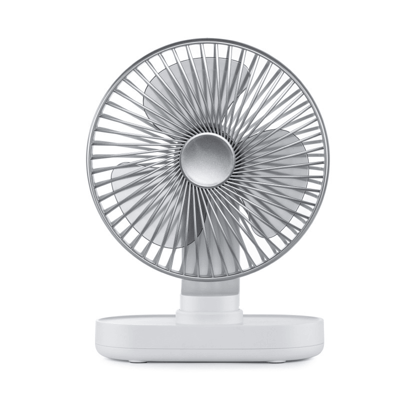 Mini Desktop Fan Shaking Usb Air Cooler 4 Gear Wind Speed 4000Mah Battey Capacity Angle Adjustment Low Noise for Office Room - Trendha