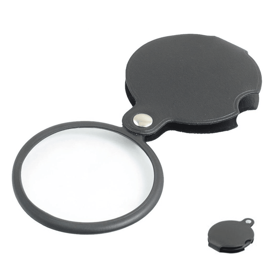 5 Times Magnifying Glass HD Lens Handheld Folding Portable Reading Glasses - Trendha