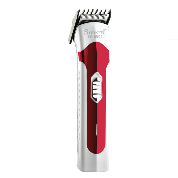 110-240V Rechargeable Men Electric Hair Clipper Low Noise Hair Cutting Machine Beard Cutter Razor - Trendha