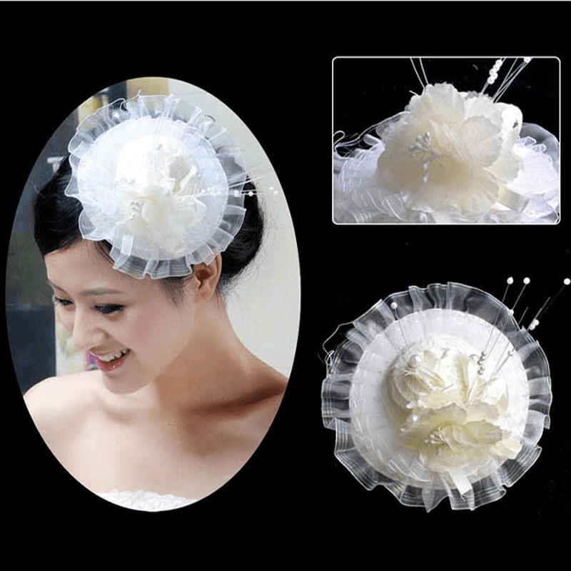 Gorgeous Lace/Satin Wedding Bridal Headpiece Headband - Trendha