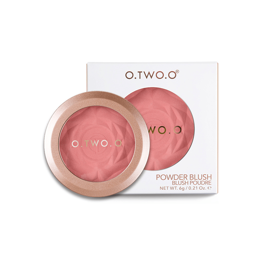 6 Colors Rose Makeup Face Blush Brighten Face Fine Powder Peach Blush Long-Lasting - Trendha