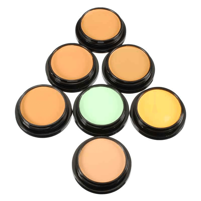 7 Colors IMAGIC Makeup Foundation Powder Face Concealer Mineral Cosmetics Tool - Trendha