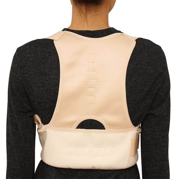 Plus Size Unisex Adjustable Posture Corrector Hunchbacked Support Lumbar Back Correction Belt - Trendha