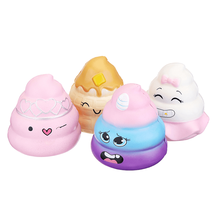 Purami Squishy Sweet Expressions Poo Jumbo 8CM Slow Rising Soft Toys with Packaging Gift Decor - Trendha