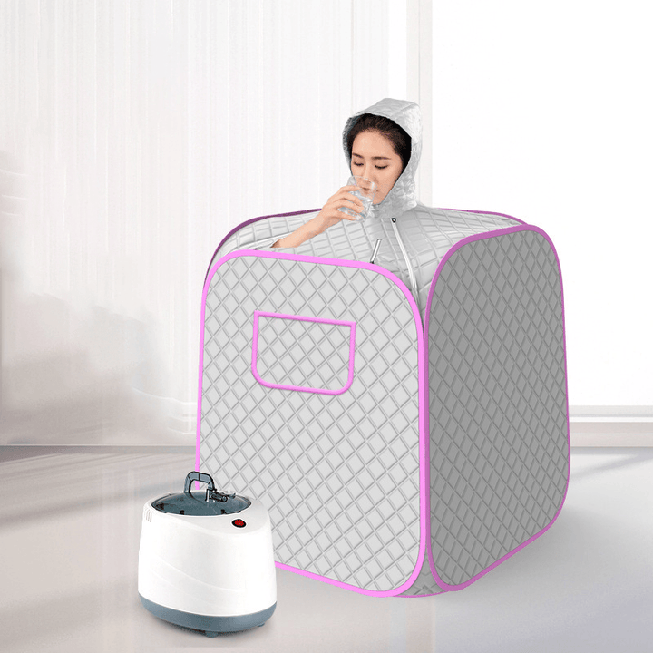 Portable Steam Sauna Spa 2L Personal Therapeutic Sauna for Slimming Detox Relaxation at Home - Trendha