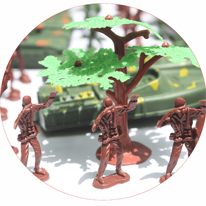 519Pcs Military Figure Play Set Soldiers Army Men 4Cm Plastic Action Model Toys - Trendha