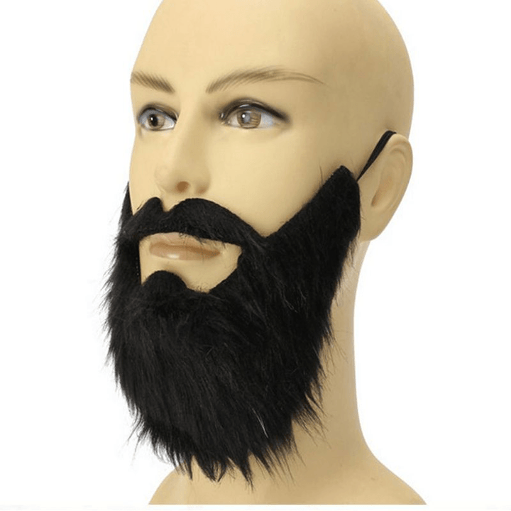 Halloween Masks False Beard Mustache Masquerade Party Mask - Trendha