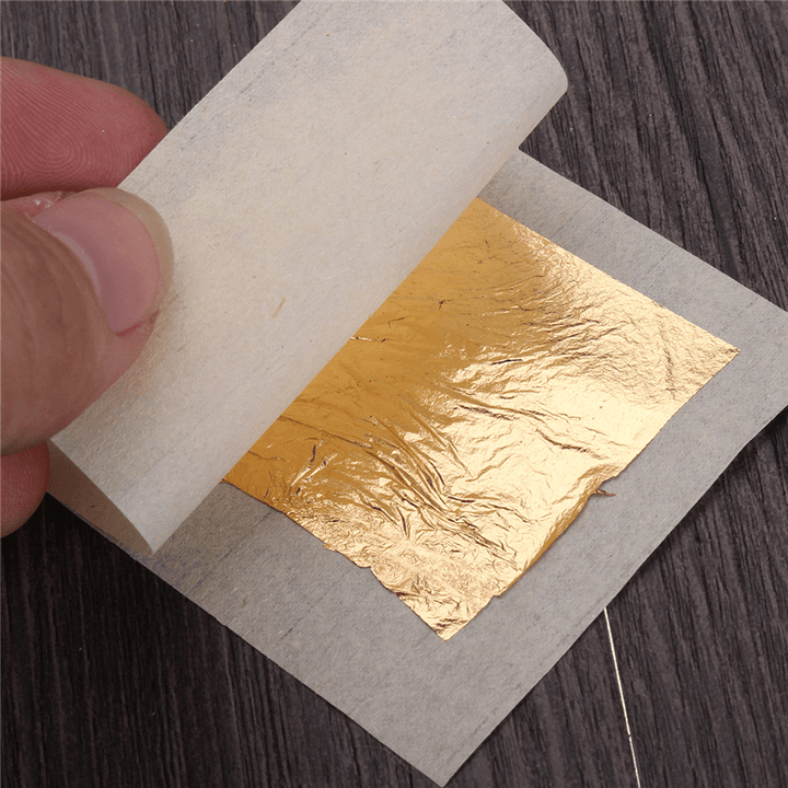 10Pcs Imitation Gold Foil Sheets for Arts Gilding Crafting Decoration DIY - Trendha