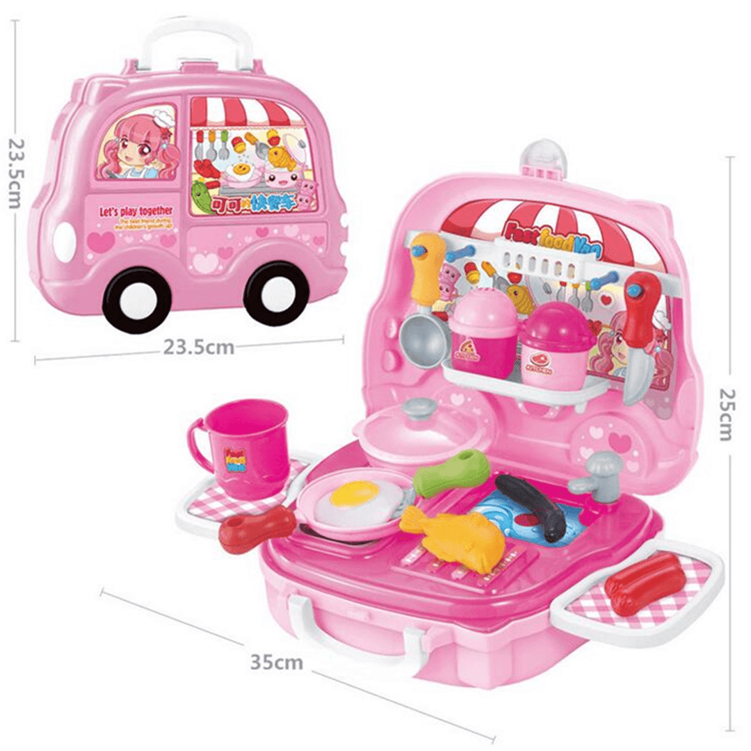 Pretend Play Set Kids Dream Suitcase Educational Role Play Boys Girls Blocks Toys Set - Trendha