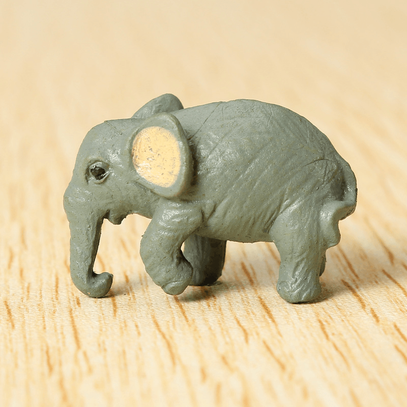Tiny Q 2.8CM Elephant Mini Ornament Furnishing Articles - Trendha