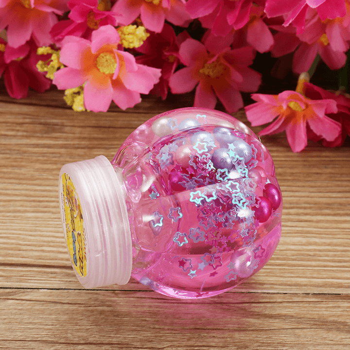 Pumpkin Bottle Slime Random Color Crystal Pearl Ball Slime Simulated Mud Gift Toy Stress Reliever - Trendha