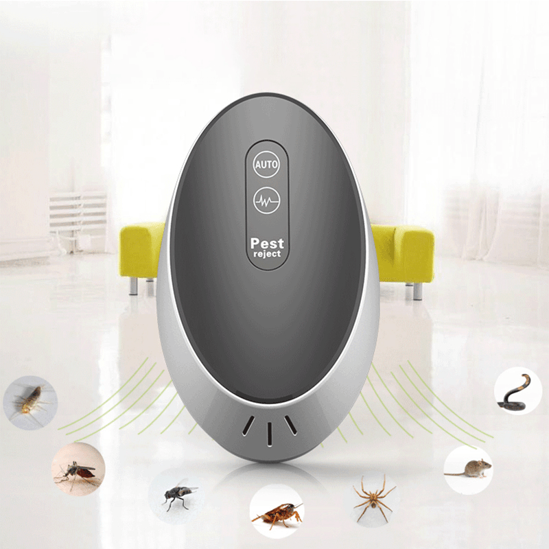 HJS-811 Ultrasonic Electronic Pest Repeller Pest Control Mosquito Dispeller Low Noise - Trendha