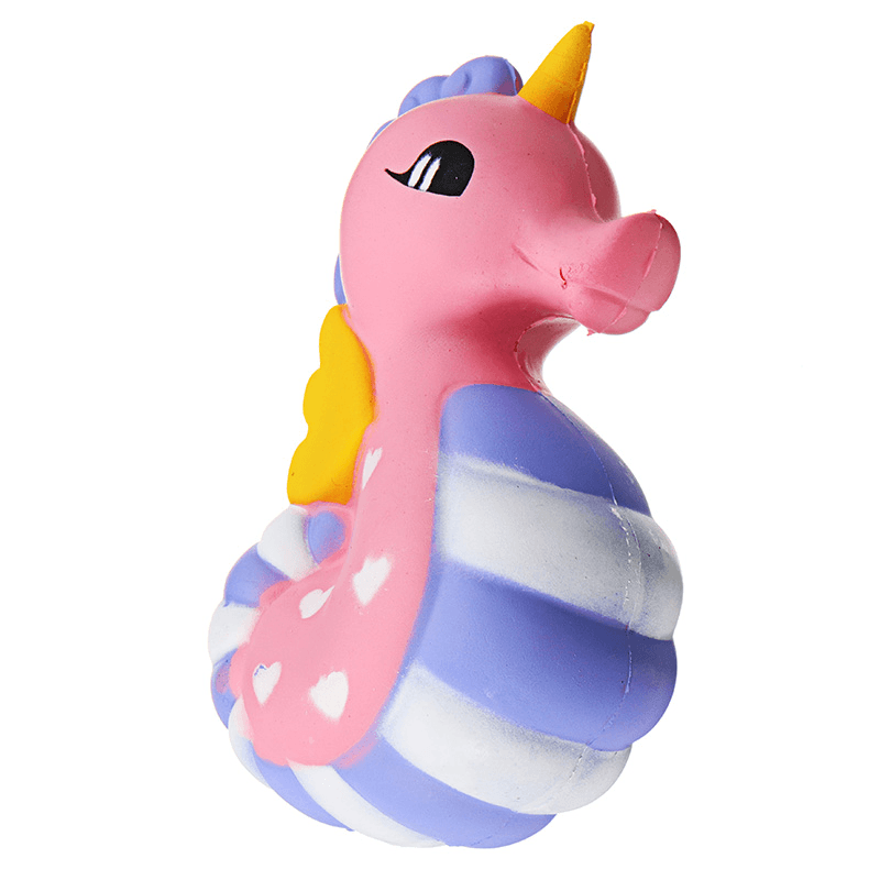 Unicorn Seahorse Squishy 15.5CM Slow Rising Soft Scented Cake Bread Key Chain Kids Toy - Trendha