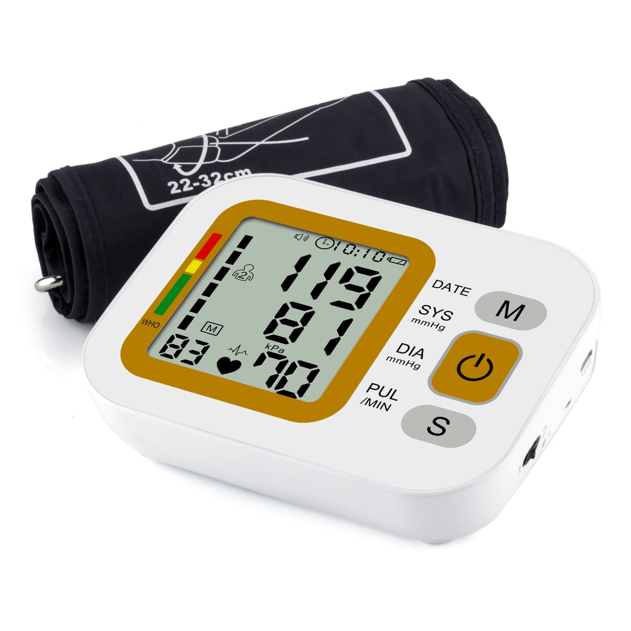 BANGPHY Rechargeable Automatic Sphygmomanometer Electronic Blood Pressure Monitor Arm Style - Trendha