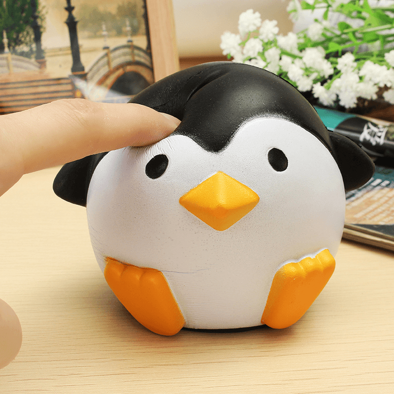 Squishy Penguin 10Cm Slow Rising Soft Kawaii Cute Animals Collection Gift Decor Toy - Trendha