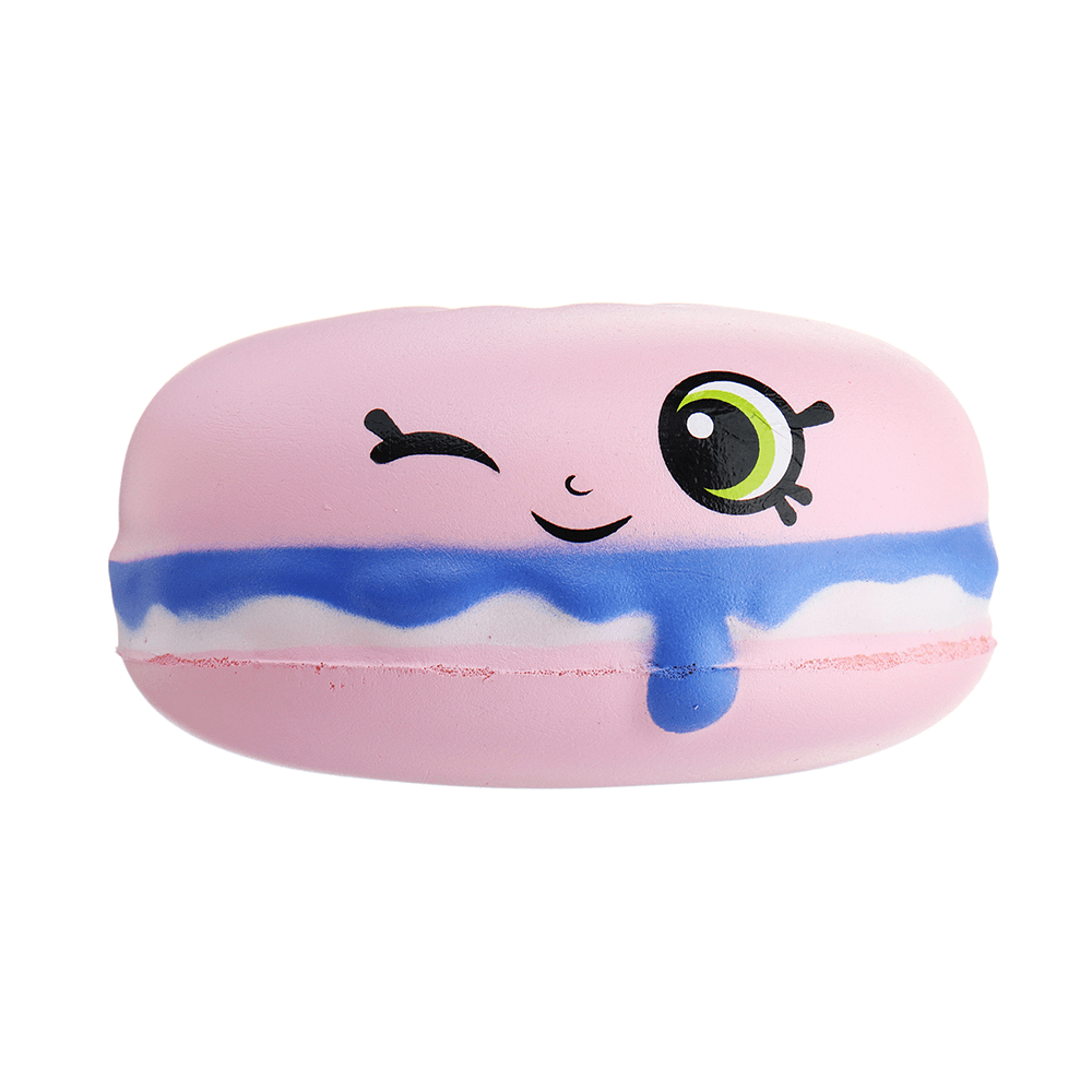 Meistoyland Squishy Burger Bread Soft Slow Rising Bun Kawaii Cartoon Toy Squeeze - Trendha