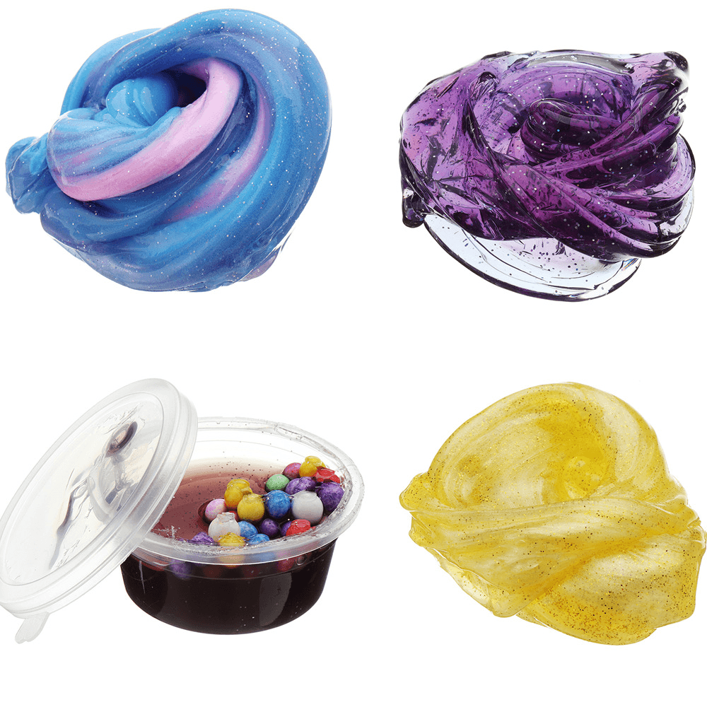 60ML Multicolor Mixed Cotton Plasticine Slime Mud DIY Gift Toy Stress Reliever - Trendha