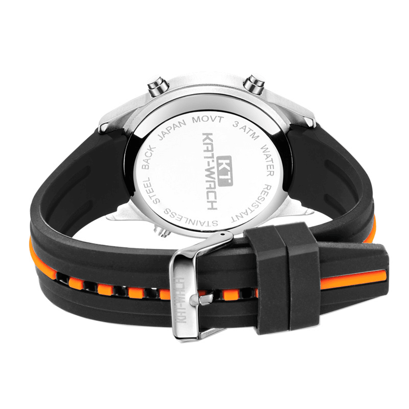 KAT-WACH KT716 Digital Watch Fashion Silicone Stopwatch Waterproof Watch Alarm Outdoor Sport Watch - Trendha