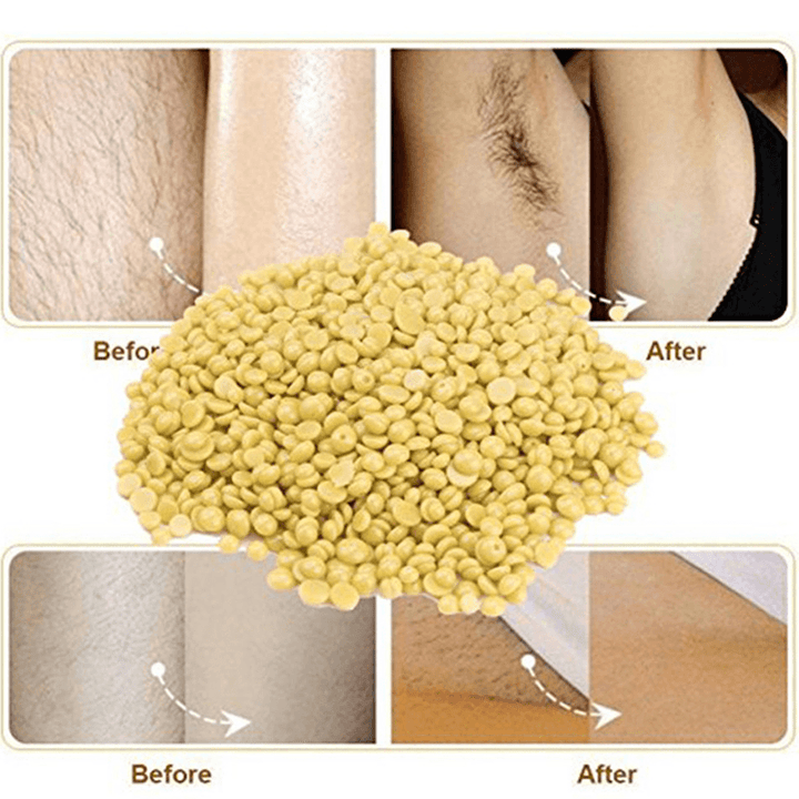 300G Hard Depilatory Wax Bean Hot Film Pellet Waxing Remove Body Hair Hair Removal Cream - Trendha