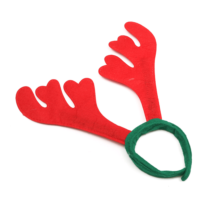 Christmas Reindeer Deer Antlers Headbrand Hair Band Xmas Fancy Dress Accessories - Trendha