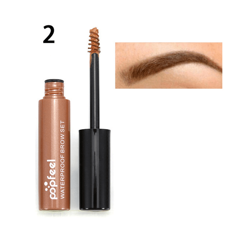 POPFEEL Brown Eyebrow Dyed Cream Enhancer Gel Eye Makeup Colored Black Coffee Waterproof 4 Colors - Trendha