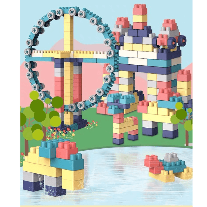 360 Pcs Large Particle Building Blocks Park Set DIY Assembly Multi-Shape Puzzle Educational Toy for Kids Gift - Trendha