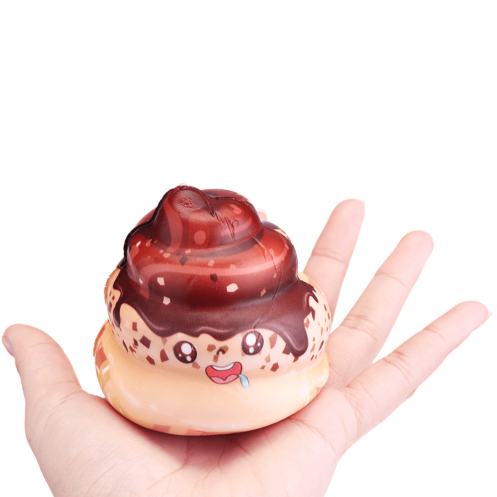 Chocolate Poo Squishy 8CM Yummy Expression Kawaii Jumbo Gift Collection with Packaging - Trendha