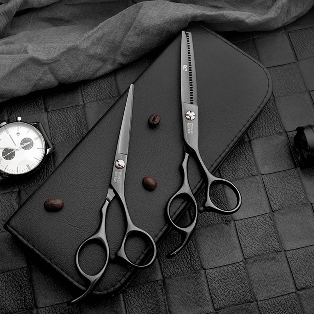 Professional Hairdressing Scissors Kit - 10/11PCS Hair Cutting Scissors Barber Set - Trendha