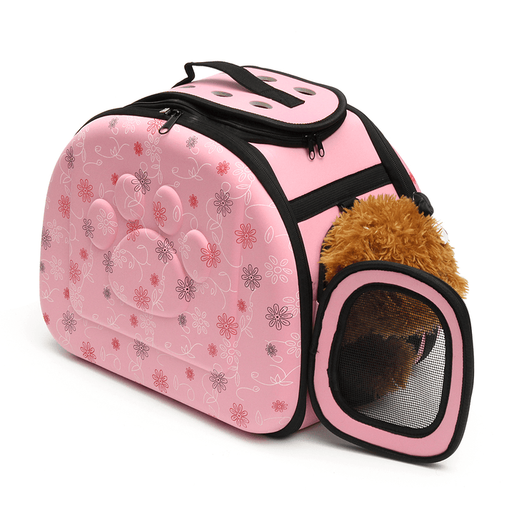 Portable Pet Small Dog Cat Sided Carrier Travel Tote Shoulder Bag Cage Kennel Bag - Trendha