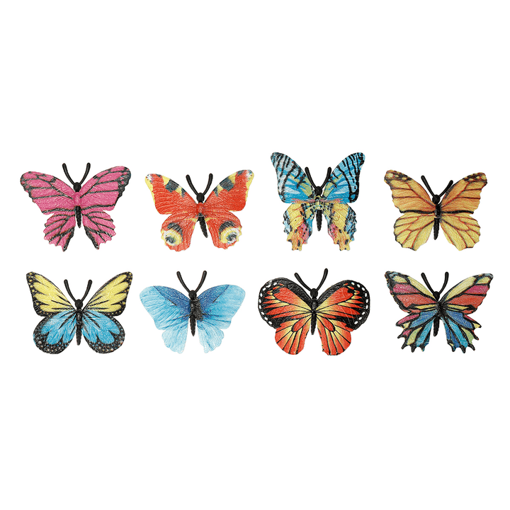 14 Pcs High Simulation Colorful Realistic Insects Butterfly Animal Figure Doll Model Learning Educational Toy for Kids Gift - Trendha
