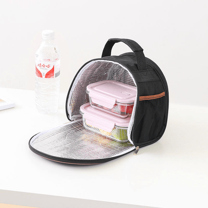 Korean Version of the Fabric Handkerchief Thickening Insulation Lunch Bag Large Capacity Lunch Box Bag Ice Pack Insulation Package Student Insulation Bag - Trendha