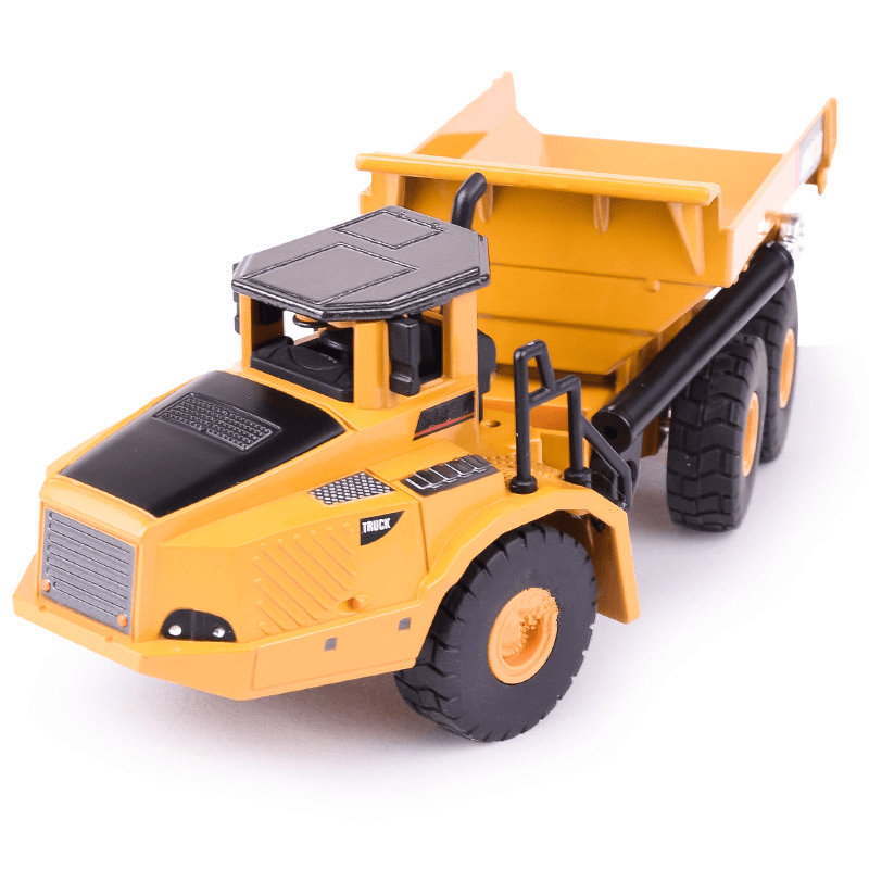 1:50 Scale Simulation Alloy Articulated Dump Truck Diecast Model Engineering Car Toy - Trendha