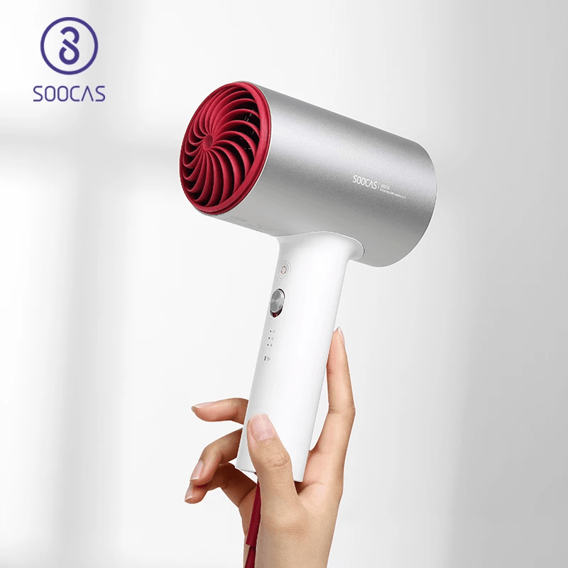 SOOCAS H5 Anion Hair Dryer Professional Quickly Dry Blower Dryer Electric Dryer Diffuser Aluminum Alloy Cold Hot Air Circulating - Trendha