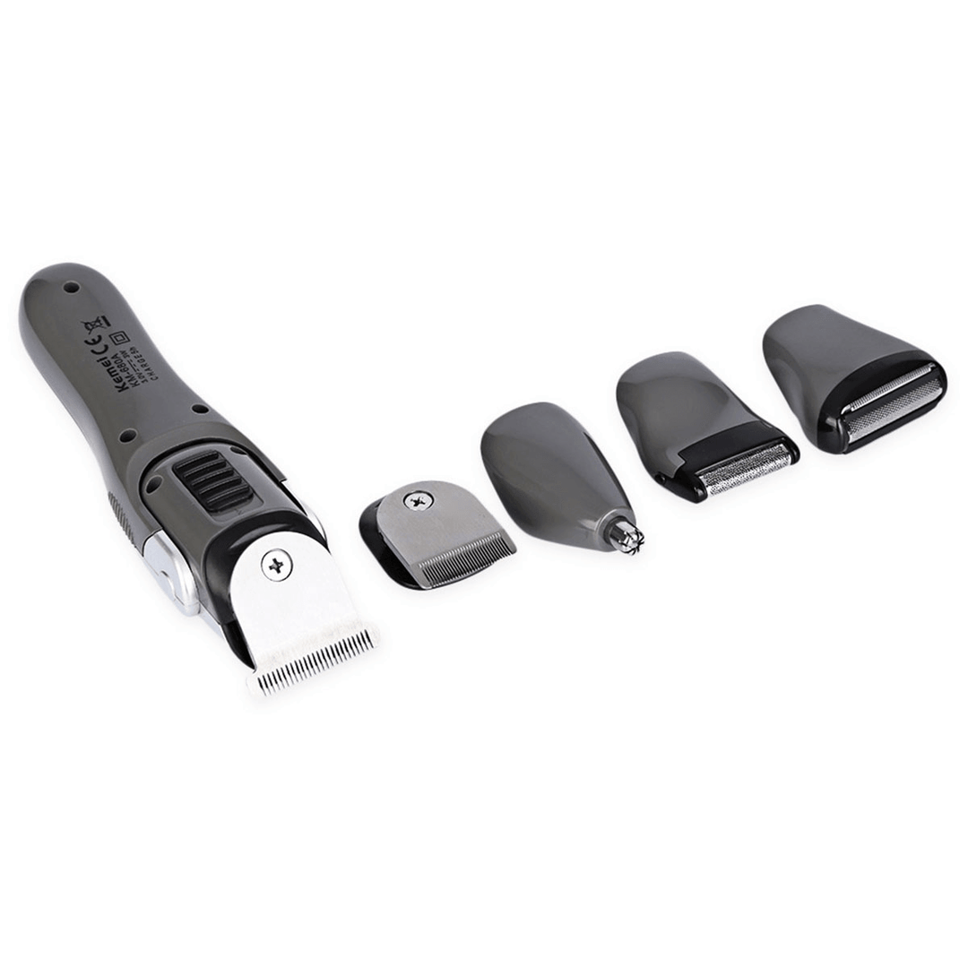 Kemei 680A 4 in 1 Multifunctional Electric Shaver Rechargeable Nose Hair Trimmer Beard Razor - Trendha