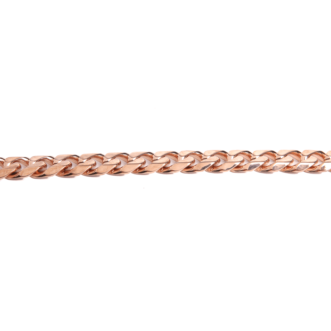Stainless Steel Rose Gold Chain Dog Necklace Pet Collar Training Curb Dog Collar - Trendha