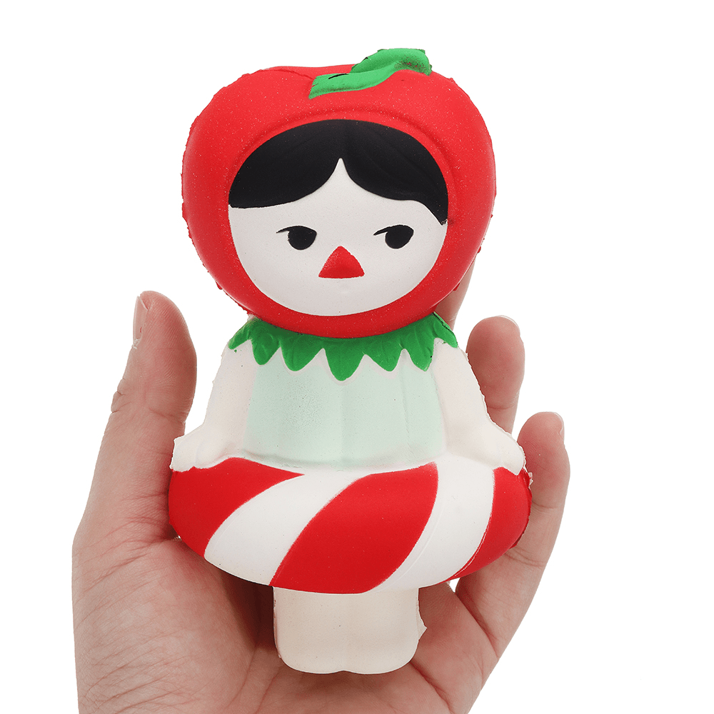 Christmas Gift Cherry Girl Squishy 13.5*8CM Slow Rising Soft Collection Gift Decor Toy with Packaging Collection - Trendha