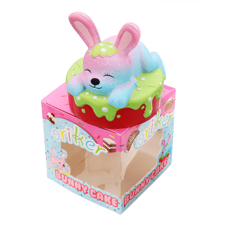 Oriker Squishy Rabbit Bunny Cake Cute Slow Rising Toy Soft Gift Collection with Box Packing - Trendha