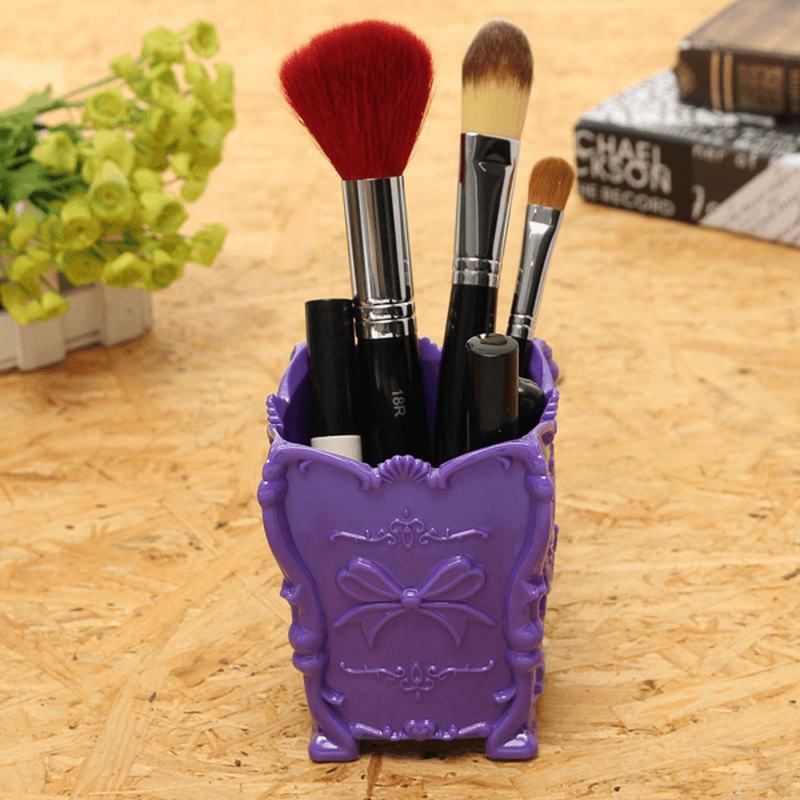 Butterfly Makeup Storage Case Brush Lip Stick Pen Holder Organizer Decorative Box Cosmetic Container - Trendha