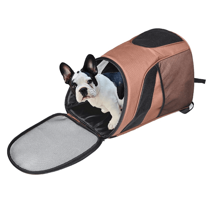 Pet Carrier Premium Travel Outdoor Mesh Backpack Carry Bag Accessory Dog Cat Rabbit Small Pets Cage - Trendha