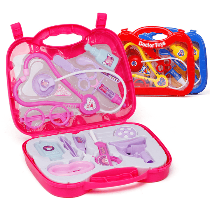13 Pcs Simulation Role Play Doctor Nurse Stethoscope Tool Set Educational Toy for Kids Gift - Trendha