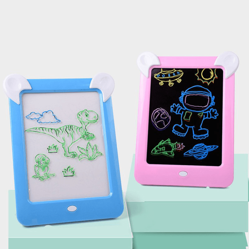 3D Magic Drawing Board Pad LED Writing Tablet Led Kids Adult Display Panel Luminous Tablet Pad Drawing Toy - Trendha