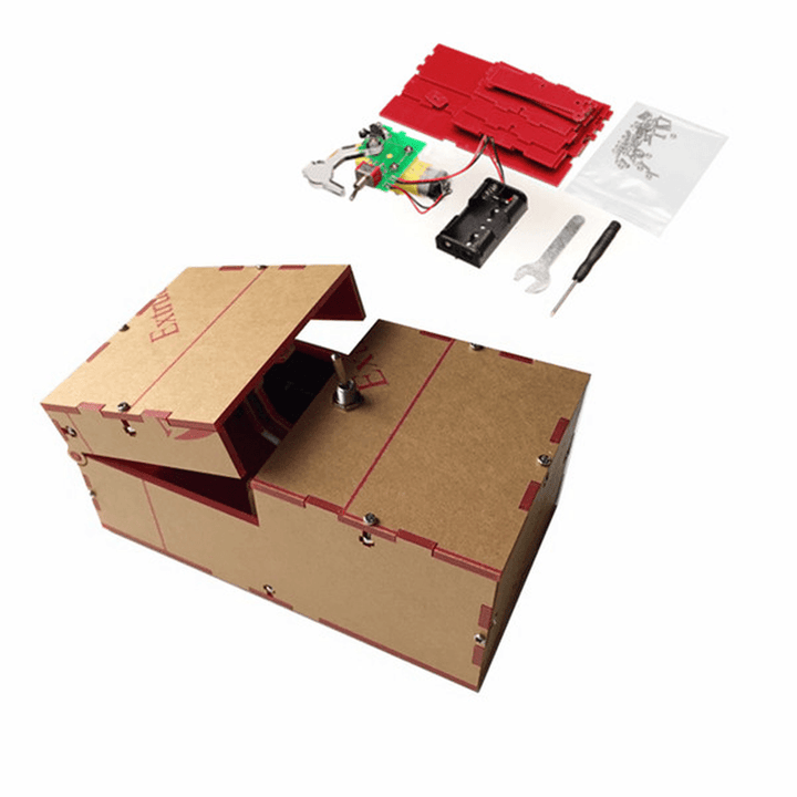 Useless Box DIY Kit Useless Machine Birthday Gift Toys Geek Gadget Fun Office Home Desk Decor - Trendha