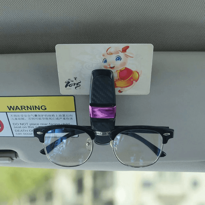 Portable ABS Car Glasses Cases Glasses Holder for Car ABS Eyeglasses Auto Accessories - Trendha