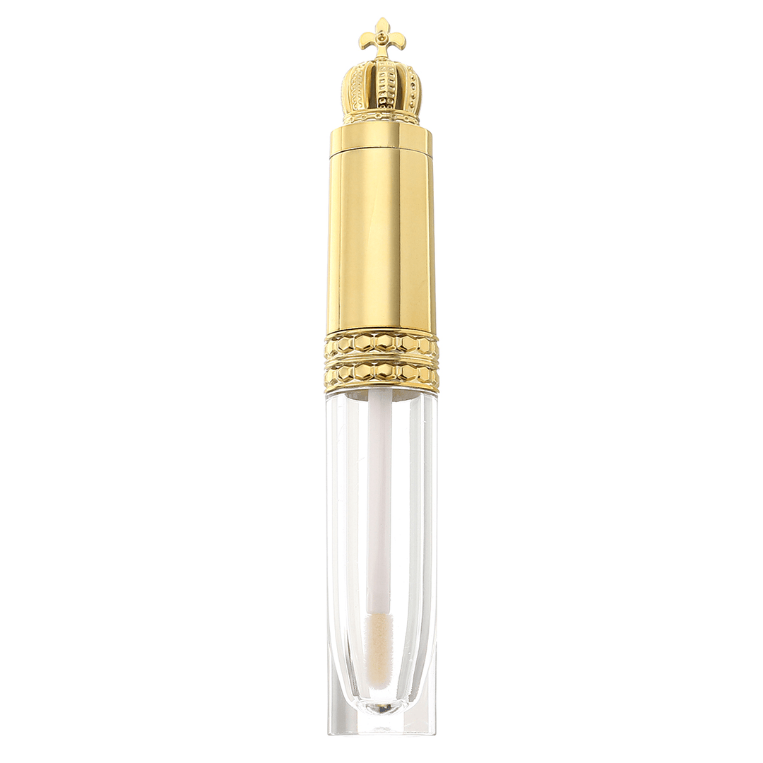 5Pcs 8Ml Queen Gold Crown Empty Liquid Lip Gloss Tube Refillable Eyelash Growth Fluid Bottles - Trendha