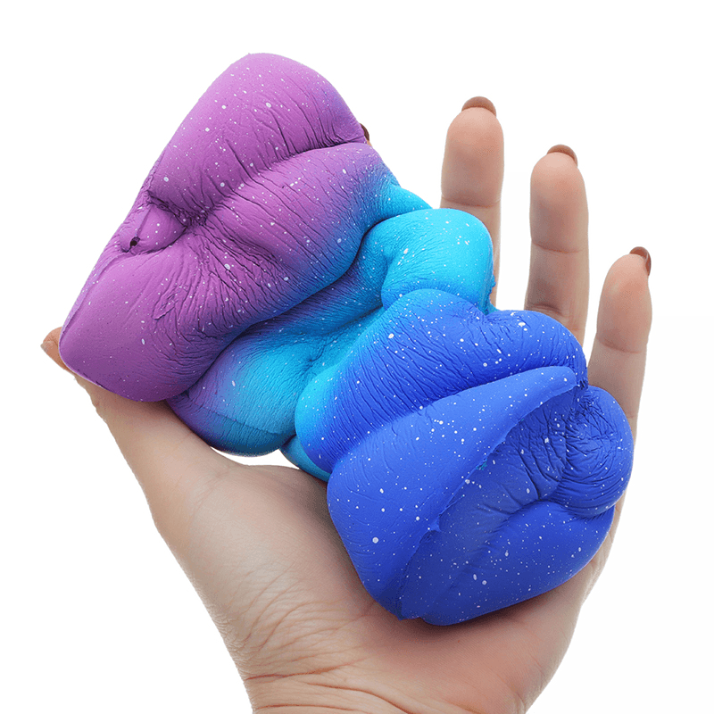 Orange Squishy 14.5Cm Lovely Cotton Candy Marshmallow Slow Rising Toys with Packaging - Trendha