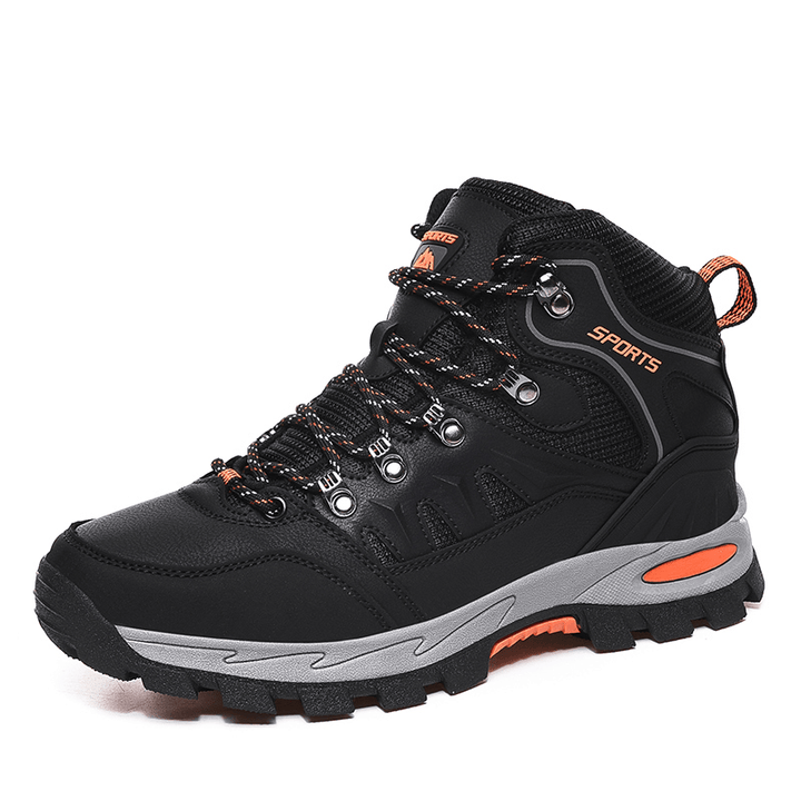 Men Mesh Fabric Slipcing Breathable Non Slip Wearable Soft Sole Outdoor Hiking Shoes - Trendha