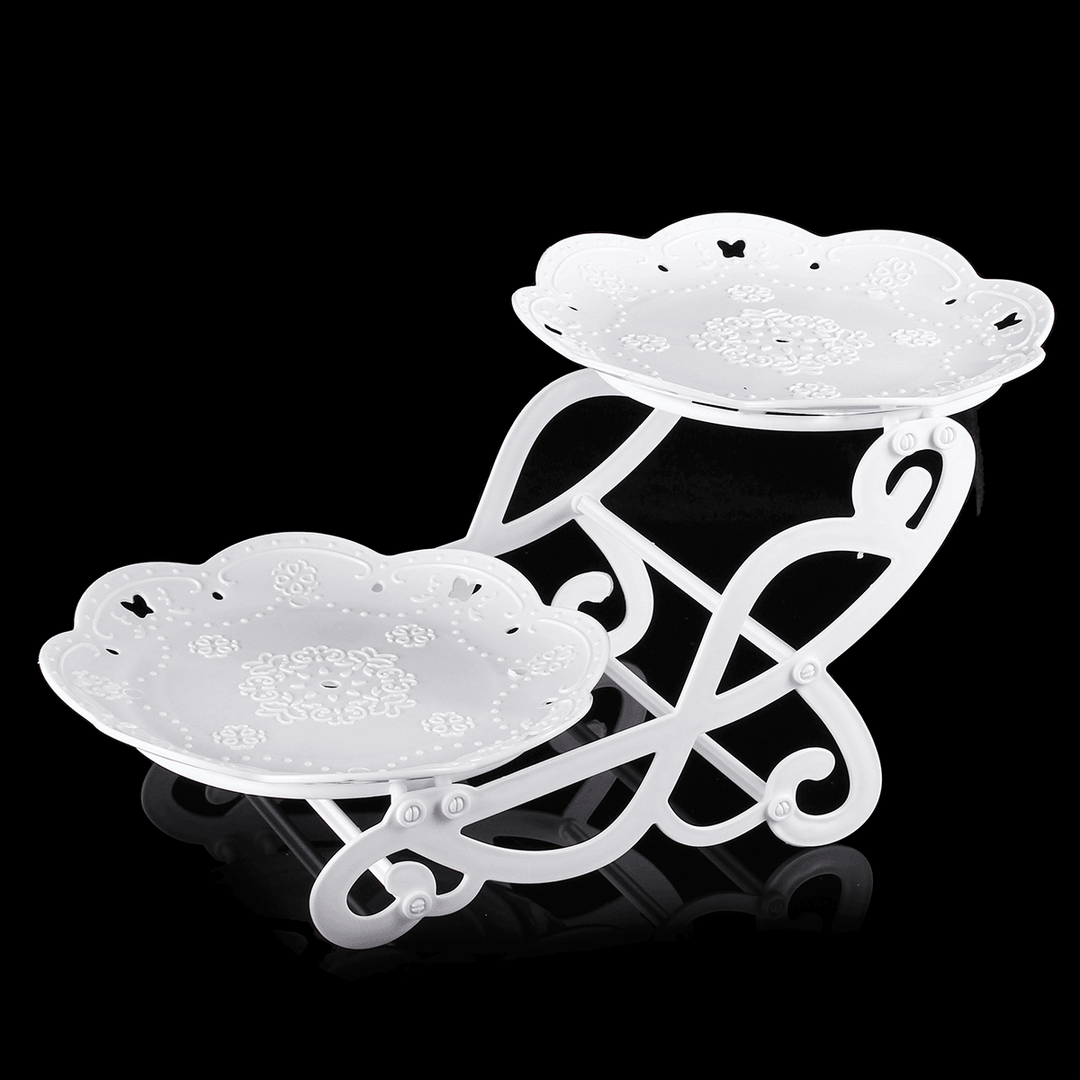 2/3 Tier Cake Stand Cupcake Stand Tower Dessert Stand Pastry Serving Platter - Trendha